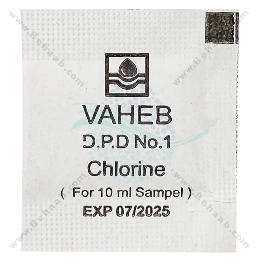 کیت اندازه گیری کلر آکواریوم روش DPD پودری واهب مدل VE-310 - VAHEB VE-310 Aquarium DPD No.1 Water Test Chlorine Powder