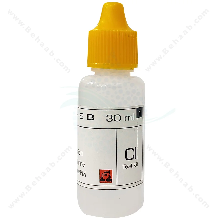 کیت اندازه گیری کلر آکواریوم روش یدومتری واهب مدل V-317 - VAHEB V-317 Aquarium Water Test Kit Chlorine By Iodometric Titration