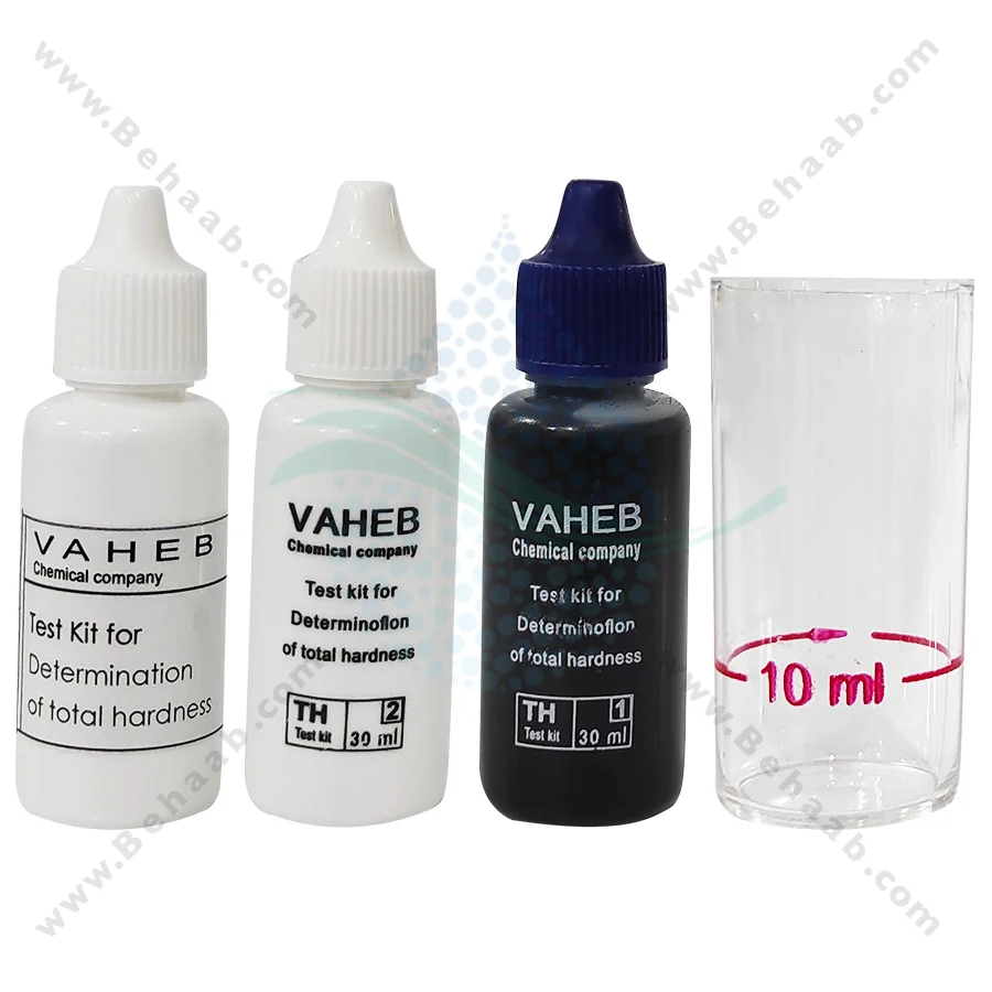 کیت اندازه گیری سختی کل آب آکواریوم دو منظوره واهب مدل VM-211 - VAHEB VM-211 Aquarium Water Total Hardness Test Kit