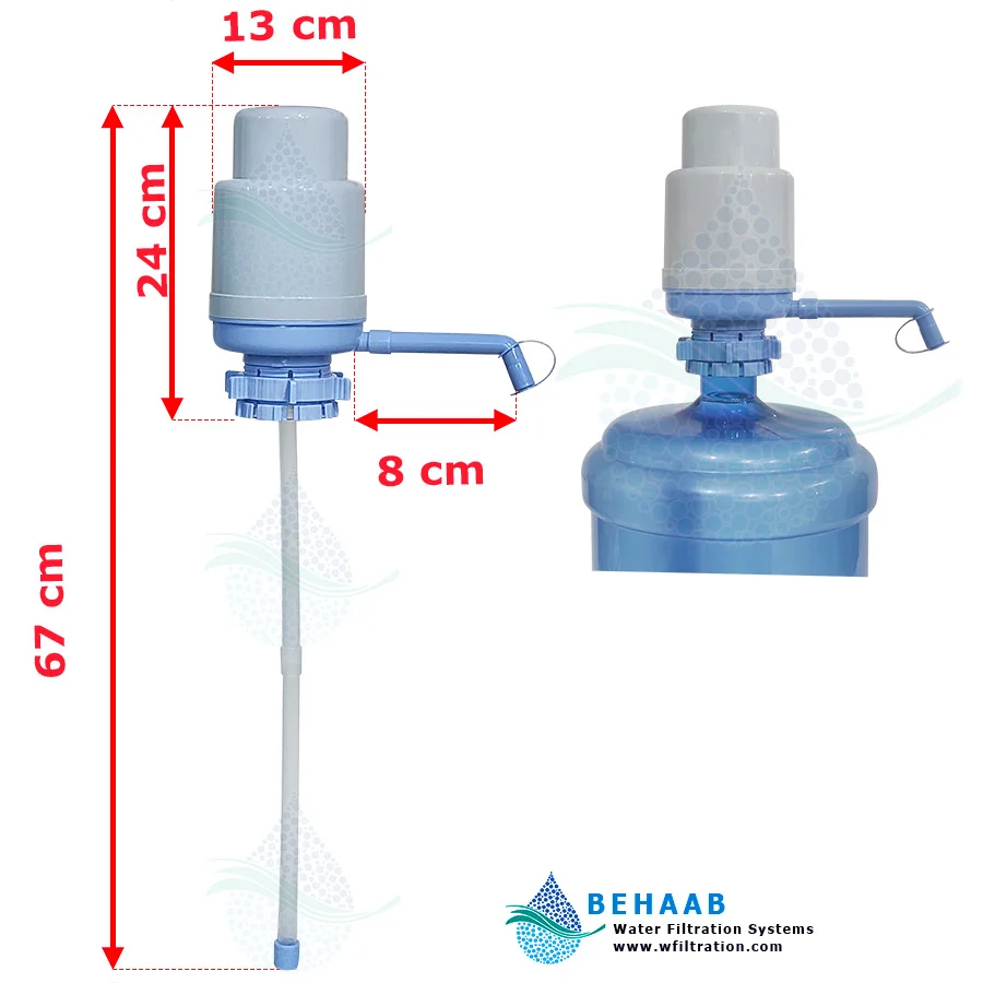 پمپ دستی مخزن آب معدنی مدل NO-A - Manual Water Bottle Pump Model NO-A