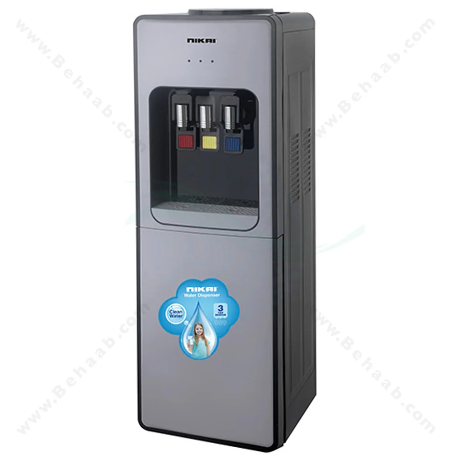 آبسردکن نیکایی یخچالدار مدل NWD1400RX - Nikai Water Dispenser NWD1400RX (with refrigerator)