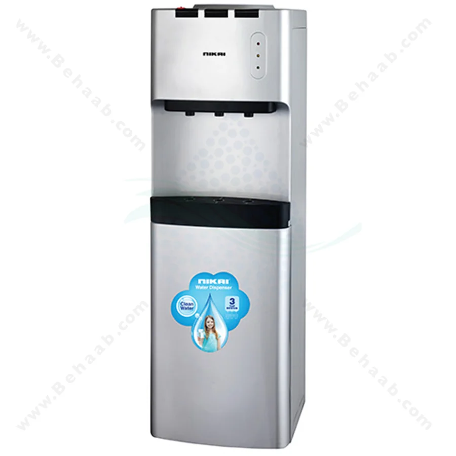 آبسردکن نیکایی یخچالدار مدل NWD8808RS - Nikai Water Dispenser NWD8808RS (with refrigerator)
