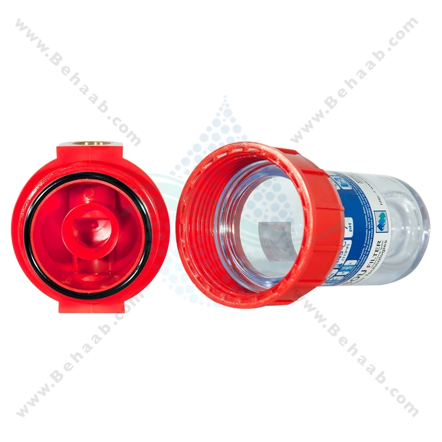 هوزینگ آب گرم 5 اینچ ورودی 1/2 اینچ سوفیلتر - Water Filter Housing 5 inch with 1/2 inch input for Hot Water Soufilter