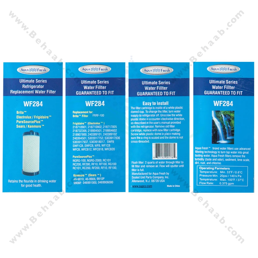فیلتر یخچال ساید کنمور مدل WF284 - Aqua Fresh WF284 Refrigerator Water Filter Compatible with Kenmore Refrigerator