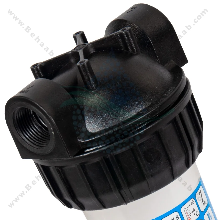 هوزینگ 7 اینچ ورودی 1 اینچ سوفیلتر - Water Filter Housing 7 inch with 1 inch input Soufilter