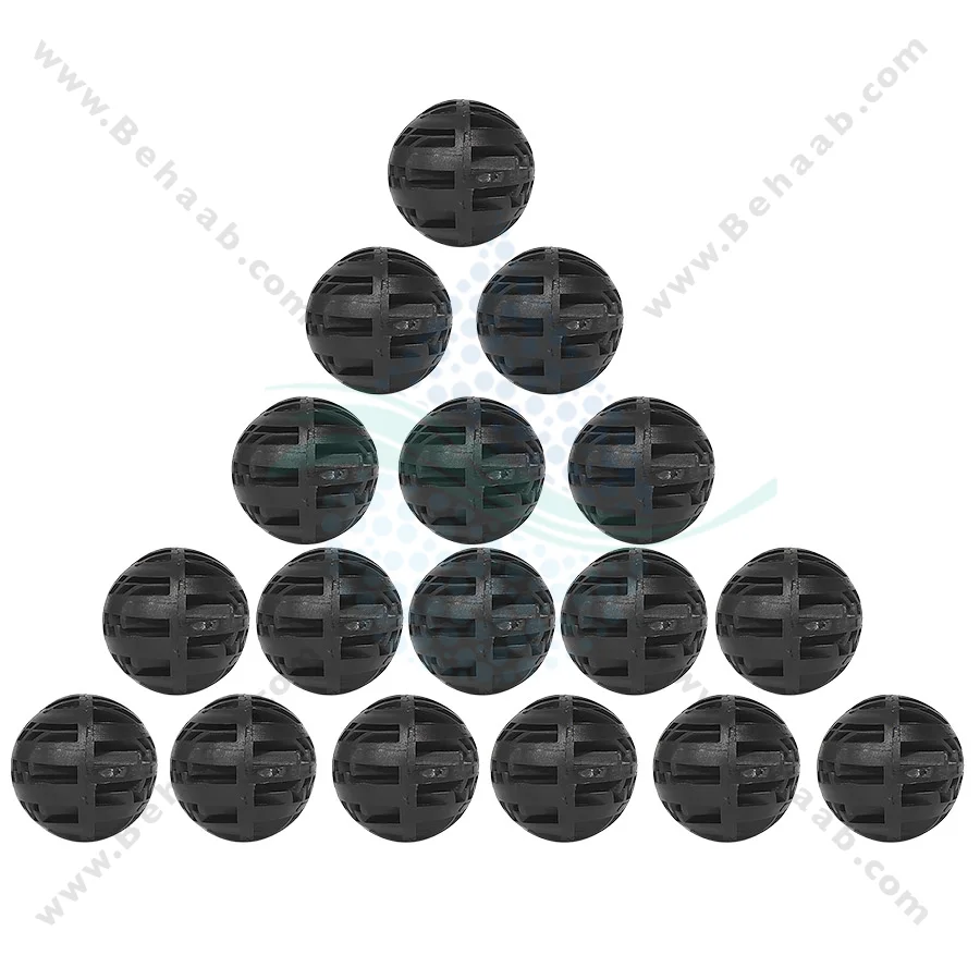 بیوبال آکواریوم ایشن استار بسته 20 عددی بزرگ - Large Bio Balls Filter Media Asian Star 20 Count