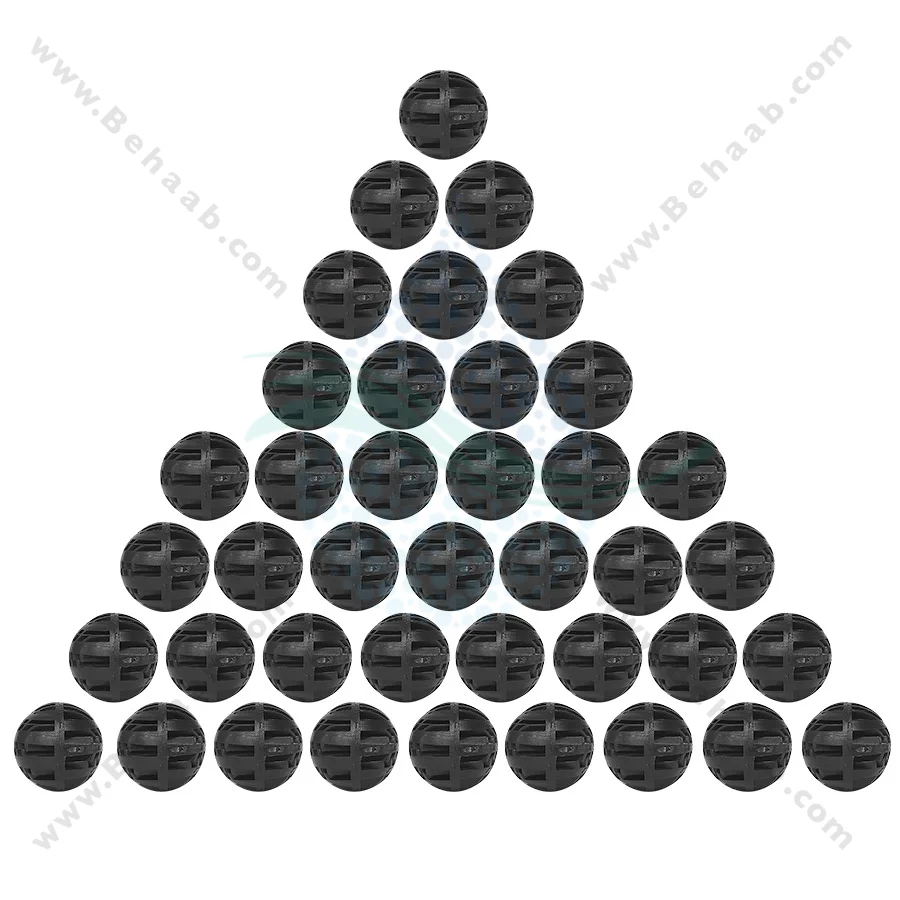 بیوبال آکواریوم ایشن استار بسته 40 عددی بزرگ - Large Bio Balls Filter Media Asian Star 40 Count