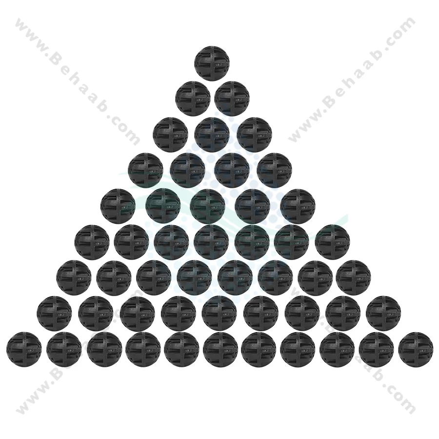 بیوبال آکواریوم ایشن استار بسته 50 عددی بزرگ - Large Bio Balls Filter Media Asian Star 50 Count