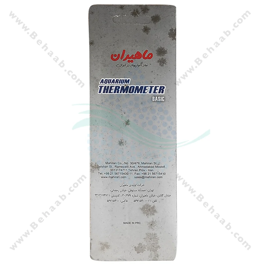 دماسنج جیوه ای آکواریوم ماهیران MT-H (12mm) - Aquarium Fish Tank Hanging Thermometer MT-H (12mm)