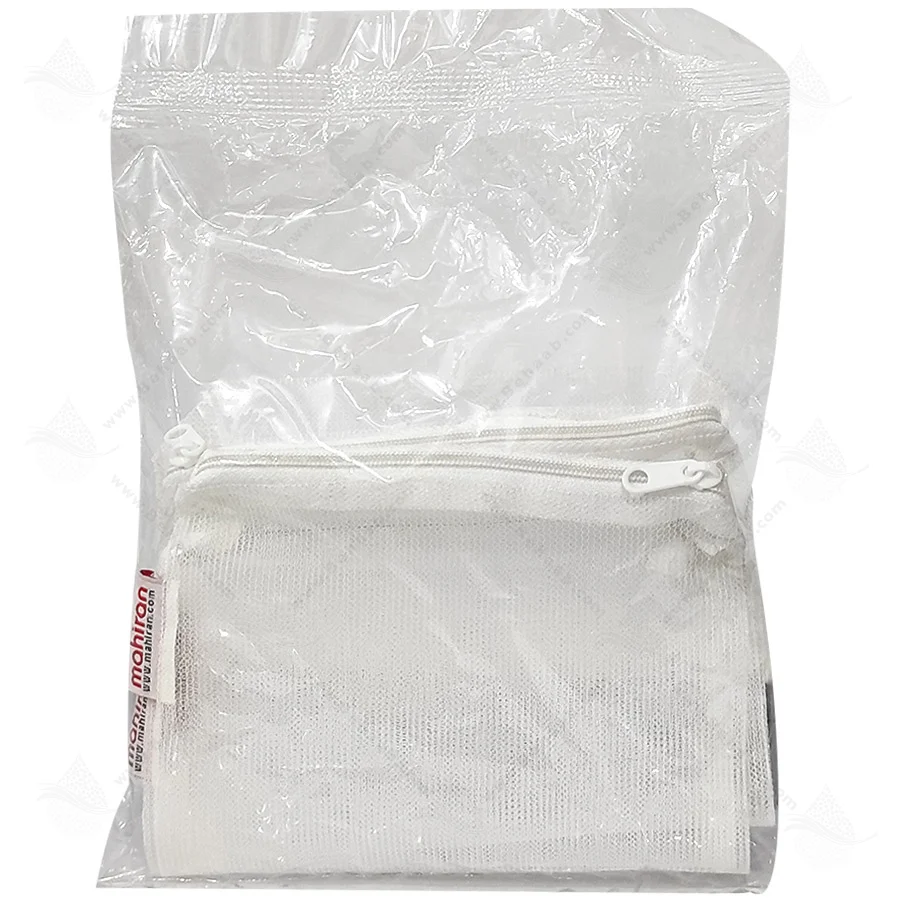 توری مدیا آکواریوم زیپ دار متوسط - Aquarium Filter Media Bag With Zipper (16.5 x 24cm) Medium