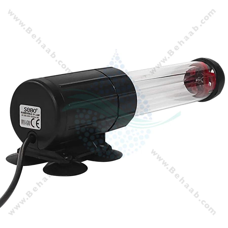لامپ یو وی ضد عفونی آب آکواریوم 9 وات سوبو مدل UVC-9W - SOBO Aquarium Submersible UVC Lamp 9W