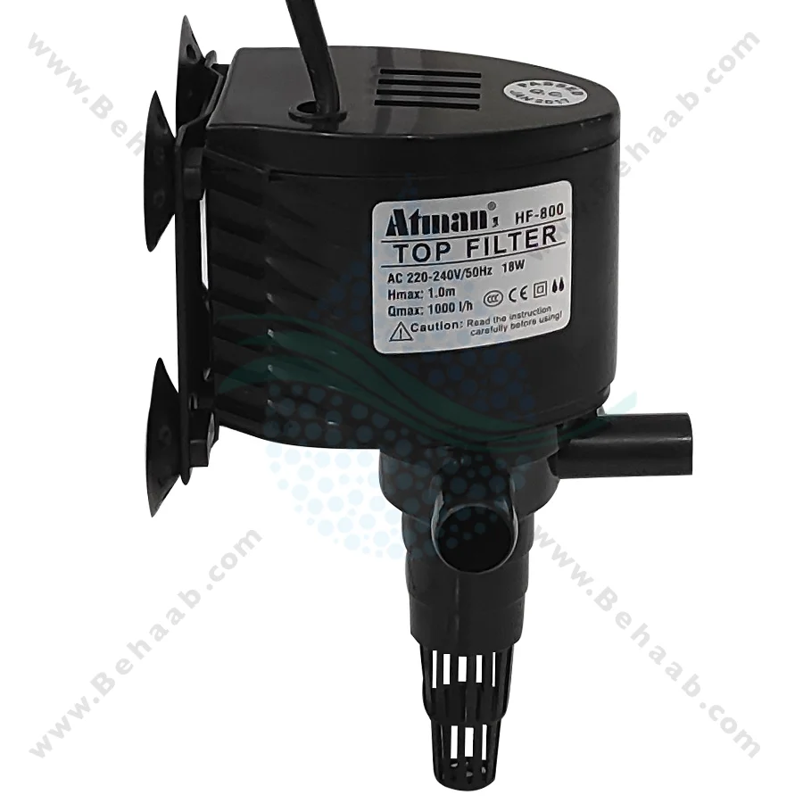تاپ فیلتر آکواریوم آتمن مدل HF-800 - Aquarium Top Filter ATMAN HF-800