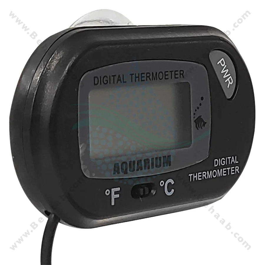 دماسنج دیجیتالی آکواریوم مدل ST-3 - Digital Aquarium Thermometer ST-3 with Suction Cup and Probe