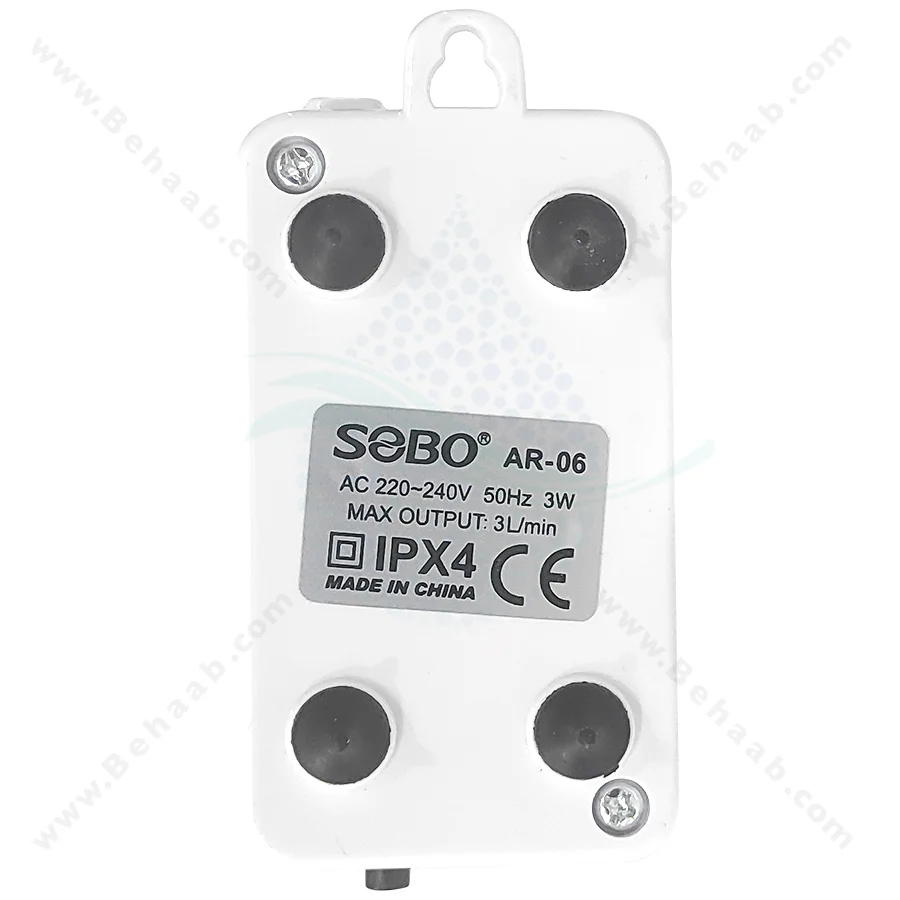 پمپ هوا آکواریوم سوبو مدل AR-06 - SOBO AR-06 Aquarium Air Pump