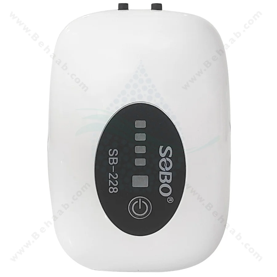 پمپ هوا آکواریوم شارژی سوبو مدل SB-228 - SOBO SB-228 Portable Battery Air Pump Aquarium
