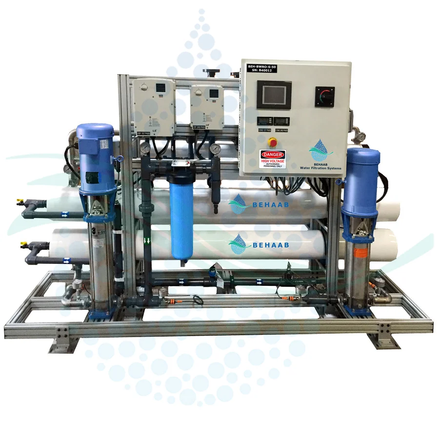 دستگاه تصفیه آب صنعتی آب لب شور سری S - Brackish Water Reverse Osmosis Systems BEH-BWRO-S