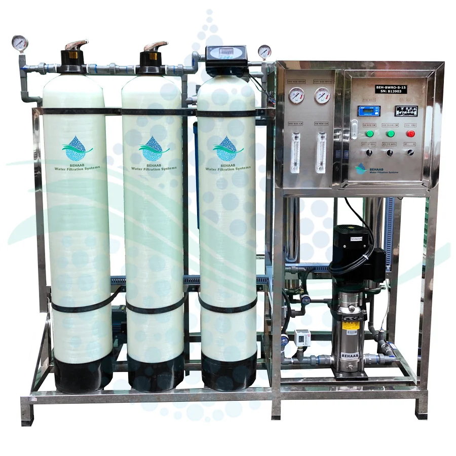 دستگاه تصفیه آب صنعتی آب لب شور سری S - Brackish Water Reverse Osmosis Systems BEH-BWRO-S