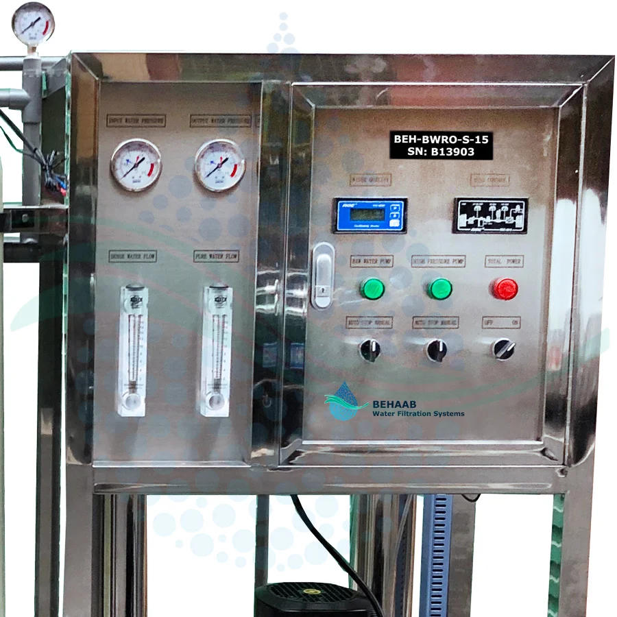 دستگاه تصفیه آب صنعتی آب لب شور سری S - Brackish Water Reverse Osmosis Systems BEH-BWRO-S