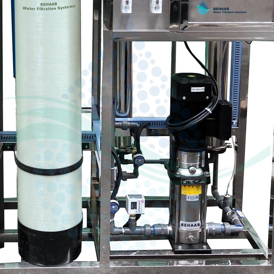 دستگاه تصفیه آب صنعتی آب لب شور سری S - Brackish Water Reverse Osmosis Systems BEH-BWRO-S