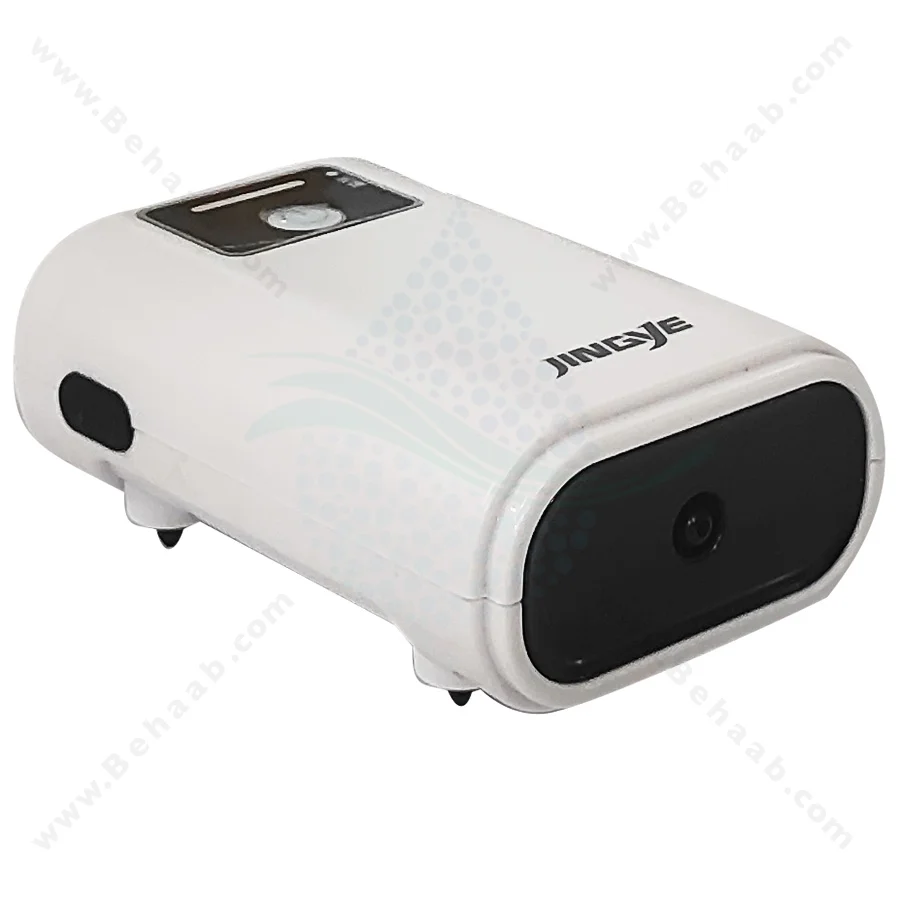 پمپ هوا آکواریوم شارژی جینگی مدل YE-LD10 - JINGYE YE-LD10 AC/DC/USB Rechargeable Lithium Battery Aquarium Air Pump