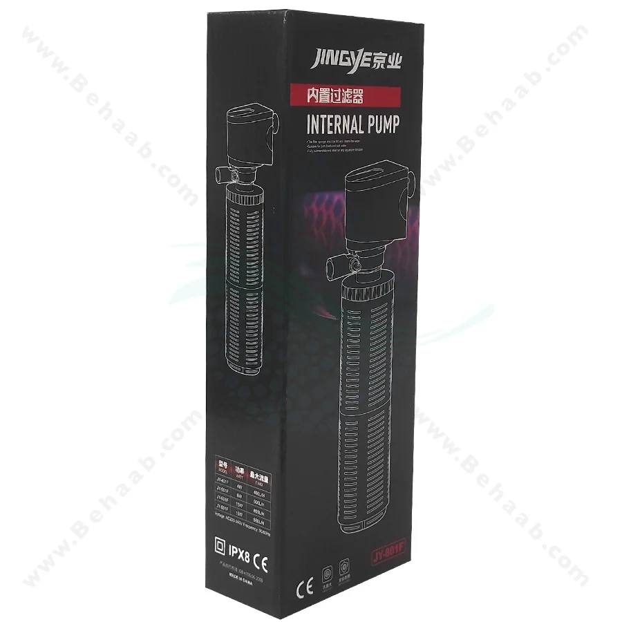 فیلتر داخلی آکواریوم جینگی مدل JY-801F - JINGYE JY-801F Aquarium Internal Filter