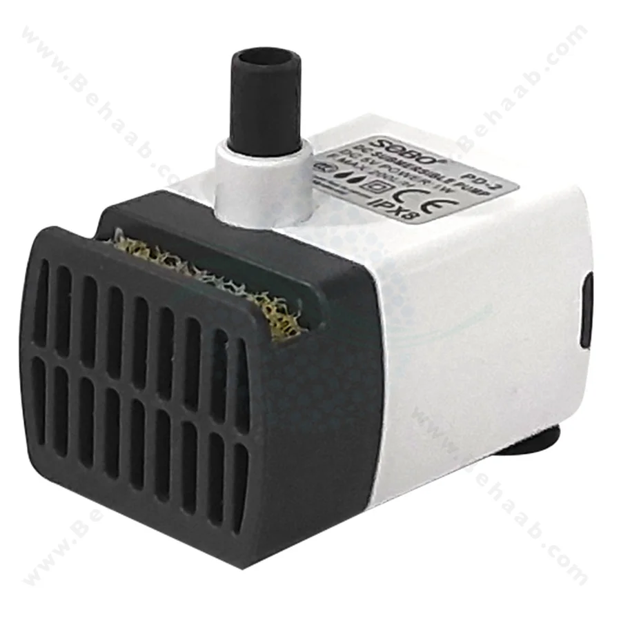 واتر پمپ آکواریوم سوبو مدل PD-2 - DC 5V USB Mini Submersible Water Pump SOBO PD-2