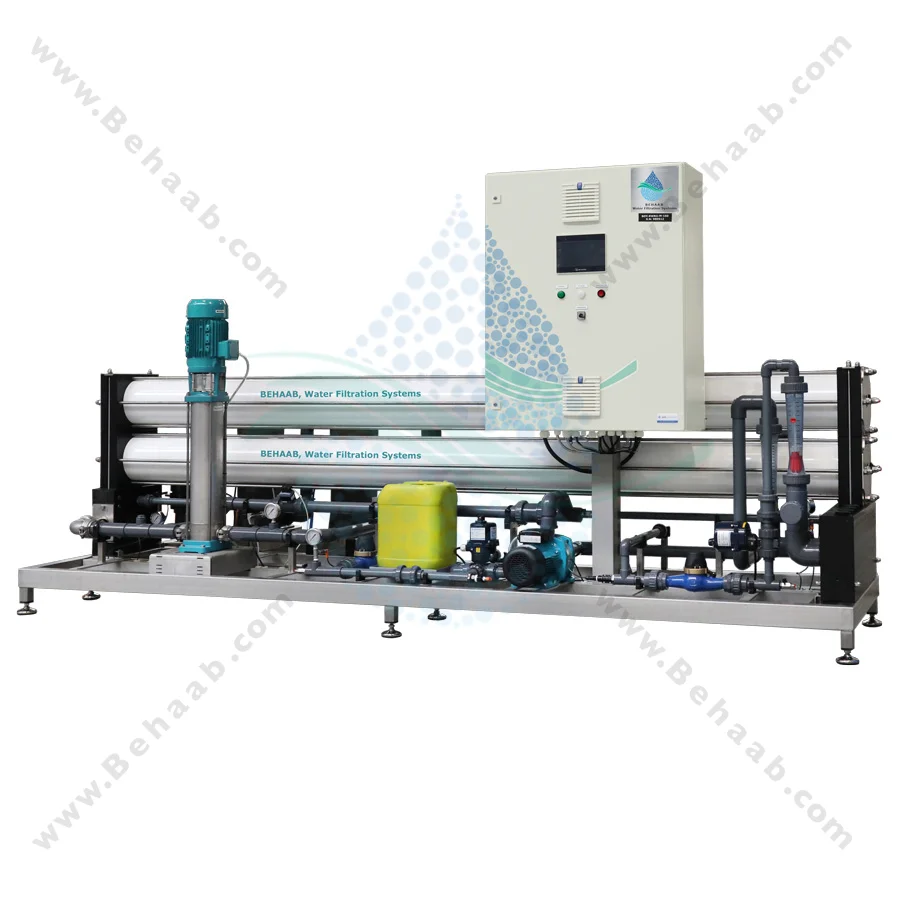 دستگاه تصفیه آب صنعتی آب لب شور سری M - Brackish Water Reverse Osmosis Systems BEH-BWRO-M
