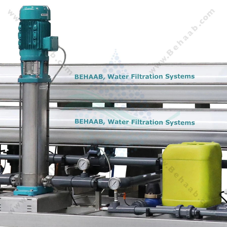دستگاه تصفیه آب صنعتی آب لب شور سری M - Brackish Water Reverse Osmosis Systems BEH-BWRO-M