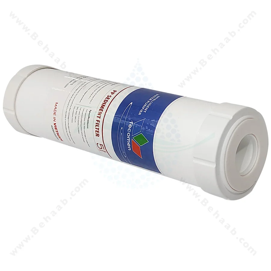 فیلتر الیافی تکومن 5 میکرون - 10inch 5 Micron Sediment Water Filter Cartridge Tecomen
