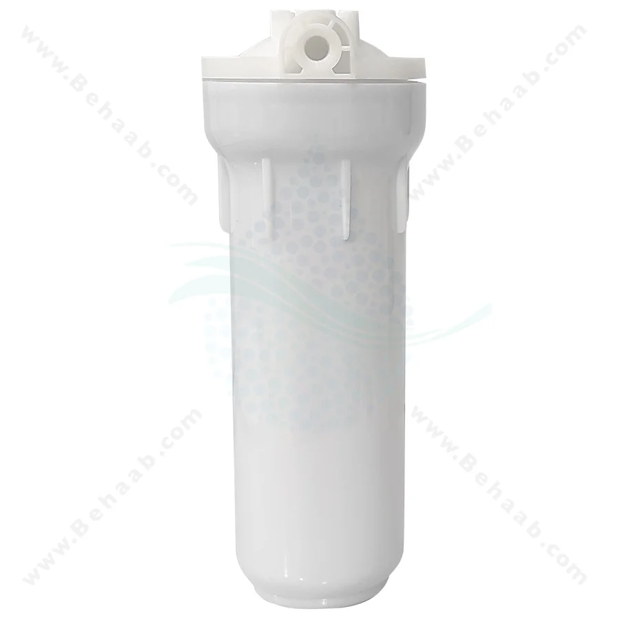 هوزینگ مات تصفیه آب خانگی سوفیلتر تک اورینگ ایرانی - 10-Inch Water Filter Housing 1/4 Ports For Reverse Osmosis Systems SouFilter