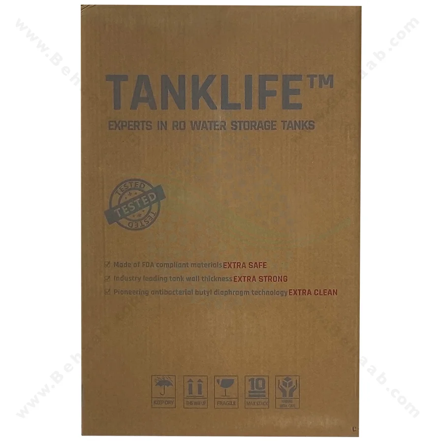 مخزن تصفیه آب 11 گالن تانک لایف مدل TL-11G - Tank Life Reverse Osmosis Water Storage Tank TL-11G