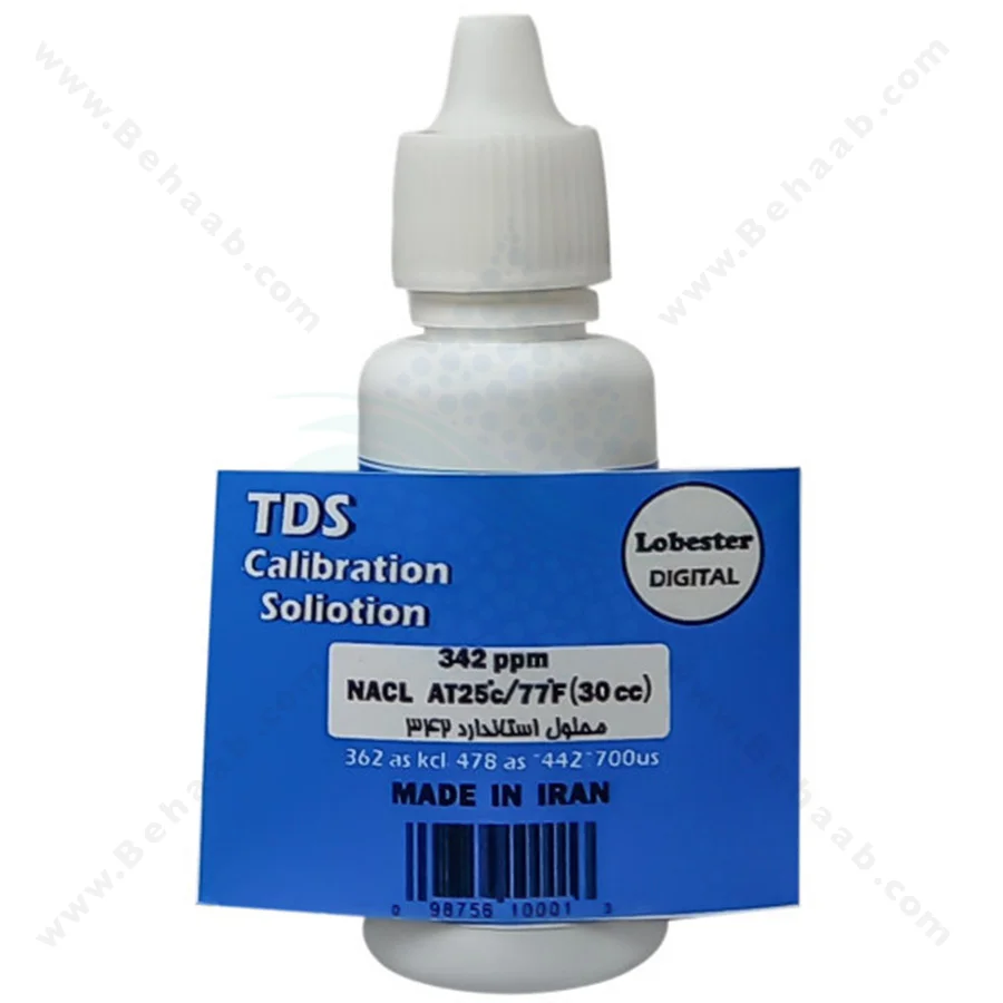 محلول سختی سنج آب لابستر مدل 100 - TDS Calibration Solution Lobester 100