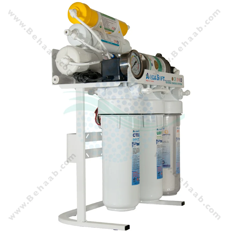 دستگاه تصفیه RO آکواریوم آکوا سافت 5 مرحله BEH-02 - AquaSoft BEH-02 Reverse Osmosis Water Filter System For Aquarium