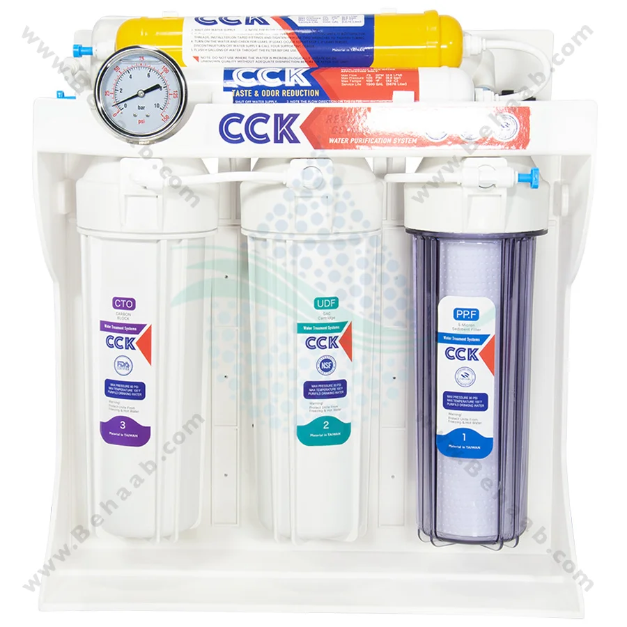 دستگاه تصفیه RO آکواریوم سی سی کا 5 مرحله CK-01 - CCK Reverse Osmosis Water Filter System For Aquarium