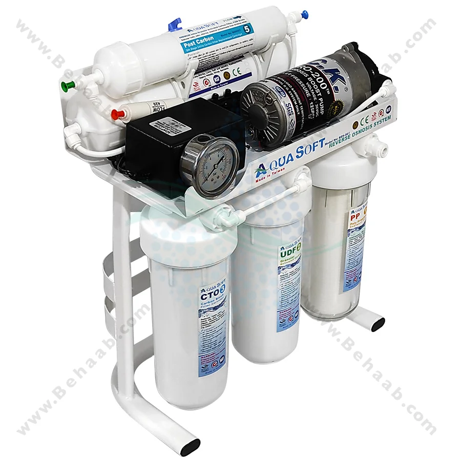 دستگاه تصفیه نیمه صنعتی RO آکواریوم آکوا سافت CWF_1001 - Aqua Soft 100 GPD CWF_1001 Reverse Osmosis system For Aquarium