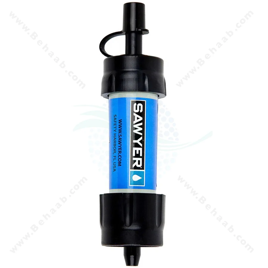 فیلتر تصفیه آب کوهنوردی Sawyer Mini Water Purifier - Sawyer PointONE MINI Water Filter Set for Camping, Outdoors, Hiking, Sports and Mountaineering