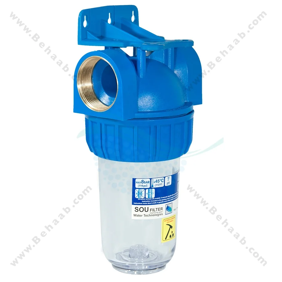 هوزینگ 7 اینچ ورودی 2 اینچ سوفیلتر - Water Filter Housing 7 inch with 2 inch input soufilter