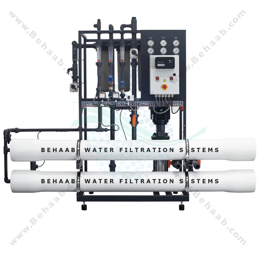 دستگاه تصفیه آب شور صنعتی سری M - Hight Brackish Water Reverse Osmosis Systems BEH-HBWRO-M