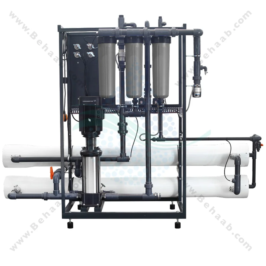دستگاه تصفیه آب شور صنعتی سری M - Hight Brackish Water Reverse Osmosis Systems BEH-HBWRO-M