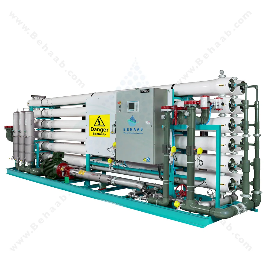 دستگاه تصفیه آب شور صنعتی سری VL - Hight Brackish Water Reverse Osmosis Systems BEH-HBWRO-VL