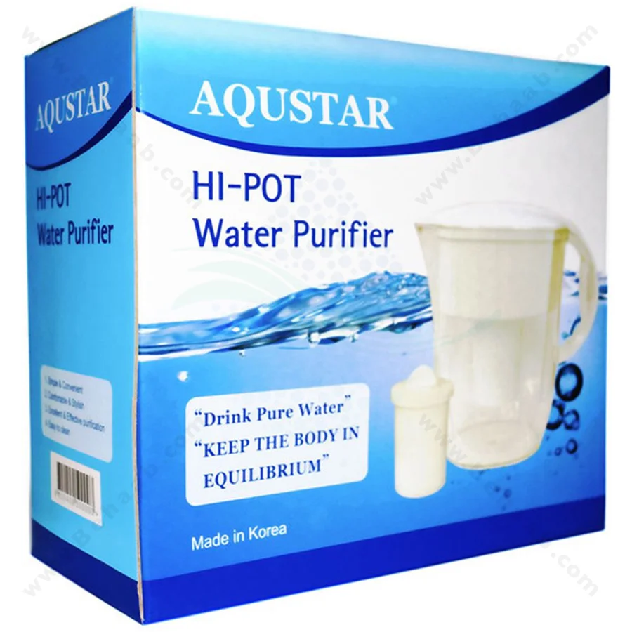 پارچ تصفیه آب اکواستار مدل Hi-Pot - Aqustar Hi-Pot Pitcher Water Purification