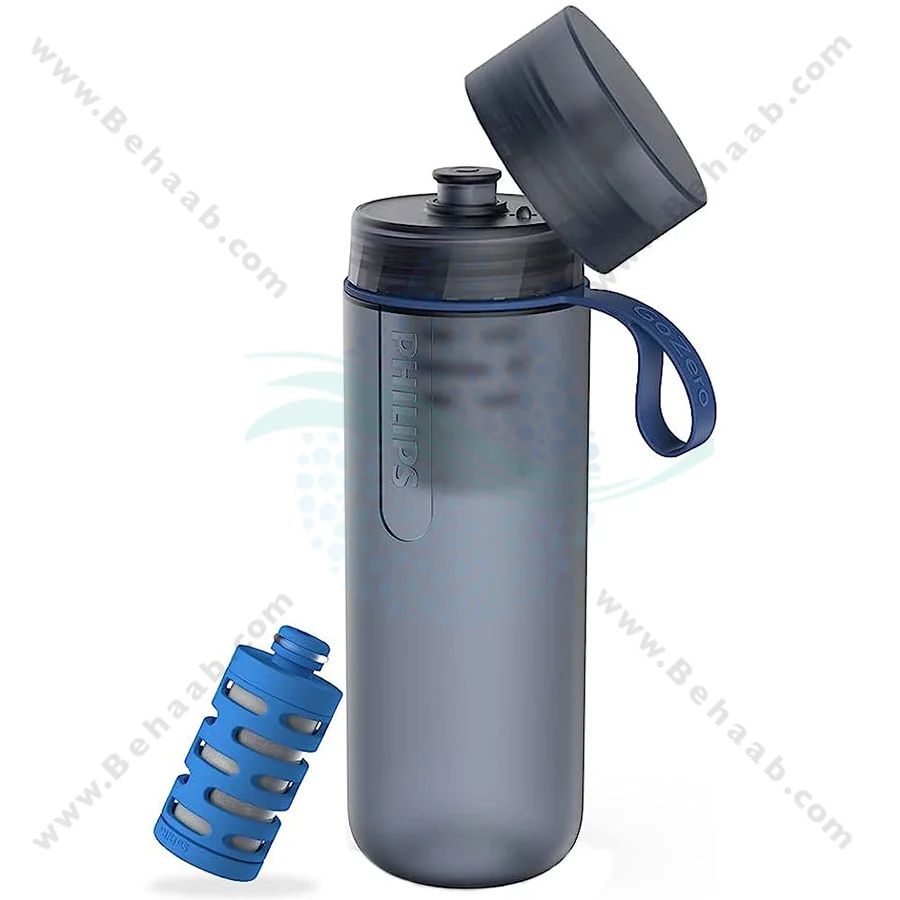 بطری تصفیه آب فیلیپس GoZero مدل AWP2712BLR - Philips GoZero Hydration Bottle AWP2712BLR Water Filtration