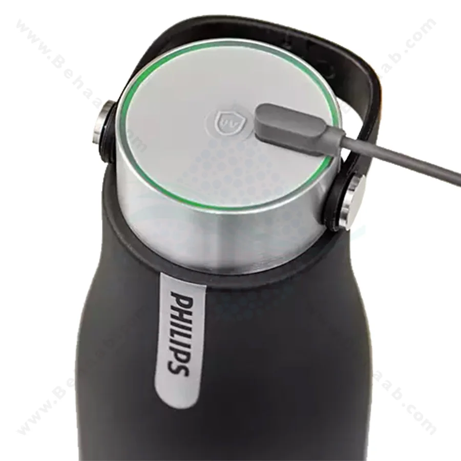 بطری تصفیه آب فیلیپس GoZero مدل AWP2787BK - Philips GoZero Hydration Bottle AWP2787BK/10 Water Filtration