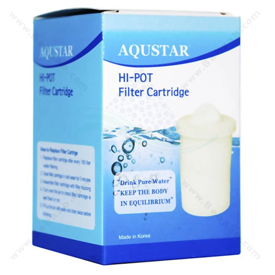 فیلتر پارچ تصفیه آب اکواستار مدل Hi-Pot - Aqustar Hi-Pot Water Filter Pitcher Cartridges