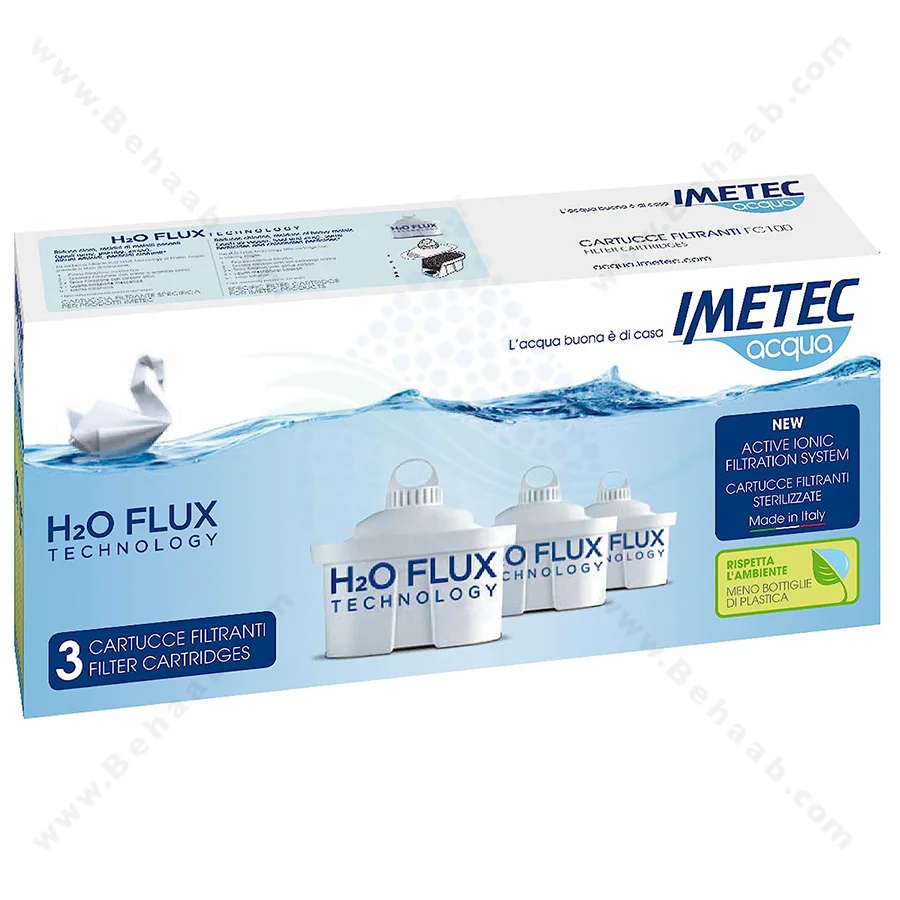 فیلتر پارچ تصفیه آب ایمتک مدل wp100 - Imetec Acqua WP 100 Water Filter Pitcher Cartridges