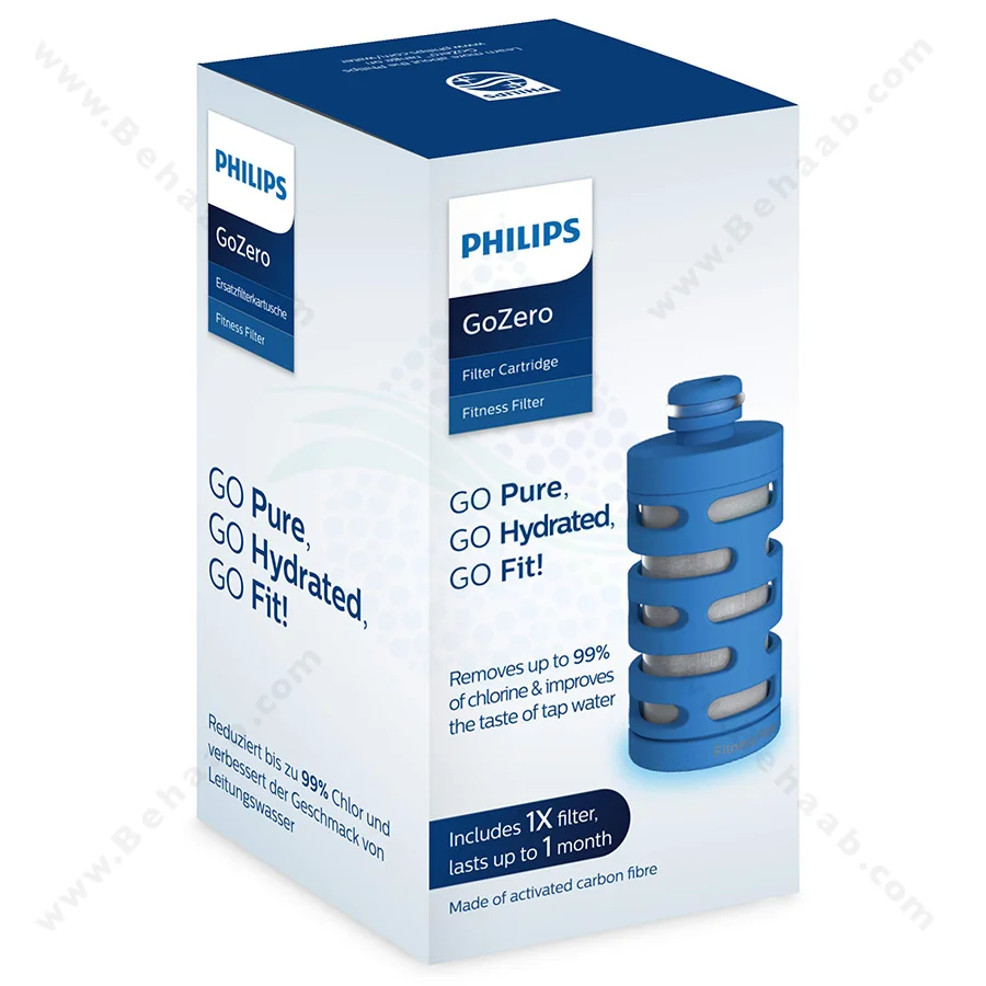 فیلتر قمقمه تصفیه آب فیلیپس GoZero مدل AWP286/97 - GoZero Hydration Bottle Filter AWP286/97
