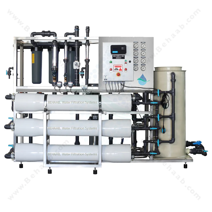 آب شیرین کن دریایی سری L - Seawater Reverse Osmosis Systems BEH-SWRO-L