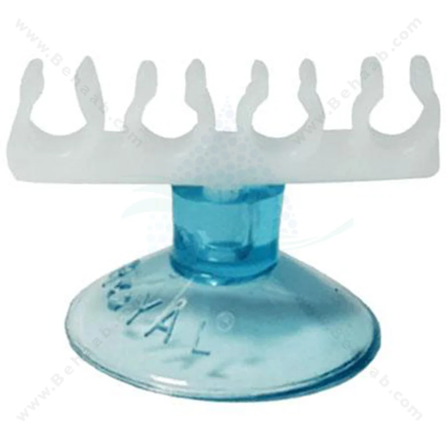 گیره نگهدارنده شلنگ co2 و هوا 4 عددی رویال - Airline Suction Cup Transparent for Airline or CO2 Tubing