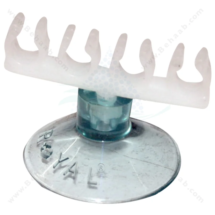 گیره نگهدارنده شلنگ co2 و هوا 4 عددی رویال - Airline Suction Cup Transparent for Airline or CO2 Tubing