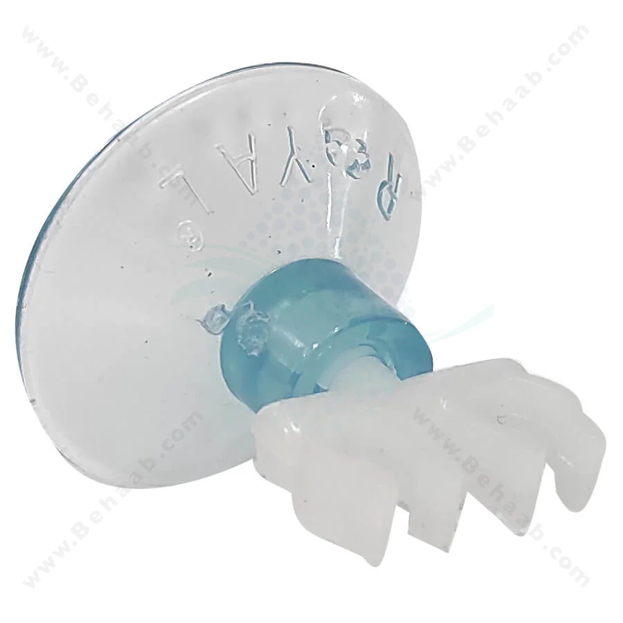 گیره نگهدارنده شلنگ co2 و هوا 2 عددی رویال - Airline Suction Cup Transparent for Airline or CO2 Tubing
